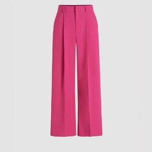 MID RISE SOLID POCKET‎ STRAIGHT LEG TROUSERS